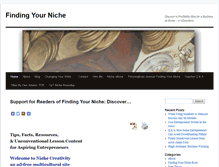 Tablet Screenshot of nichecreativity.com